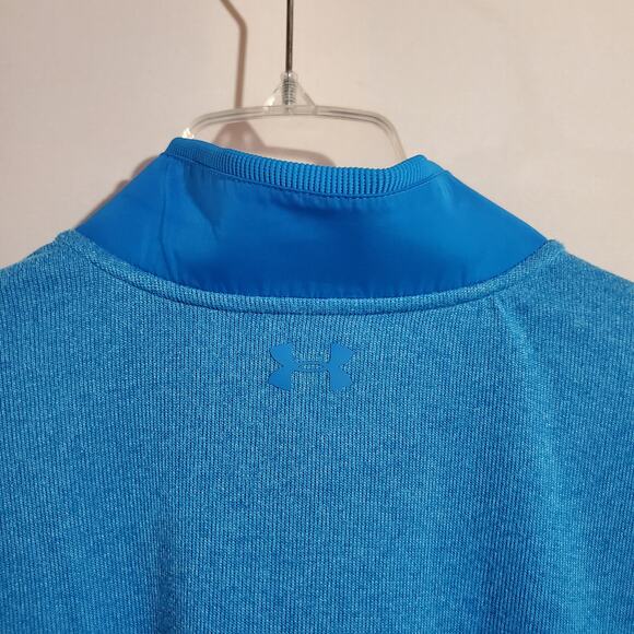 Under Armour Sweaterfleece Snap Mock Coldgear Loose Golf Pullover Mens Size XL - Picture 5 of 11